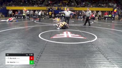 85 lbs Semifinal - Tommy Bursick, Shaler vs Walker Martin, Tredyfferin Eastown