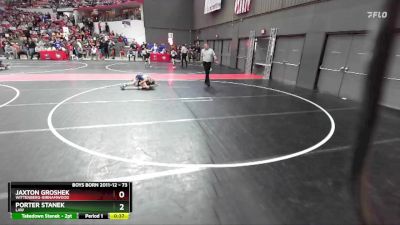 73 lbs Cons. Round 4 - Jaxton Groshek, Wittenberg-Birnamwood vs Porter Stanek, LAW