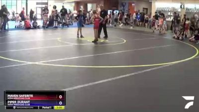 59 lbs Round 2 - Maven Saferite, NOVA Wrestling Club vs Piper Durant, NOVA Wrestling Club