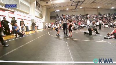 46 lbs Quarterfinal - Deacon Alfaro, Grove Takedown Club vs Christopher Waitkus, Team Tulsa Wrestling Club