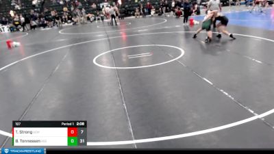 197 lbs Finals (2 Team) - Trent Strong, Central Missouri vs Ben Tonnessen, Adams State