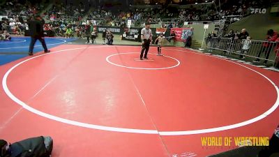 40 lbs Round Of 16 - Kaleb Millz, Pomona Elite vs Sailor Roberts, Wesley Wrestling Club