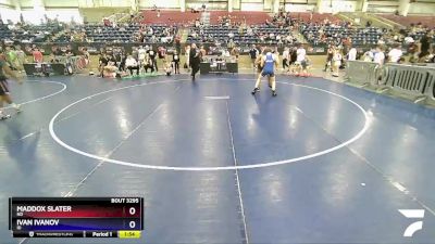 136 lbs Semifinal - Maddox Slater, ND vs Ivan Ivanov, ID