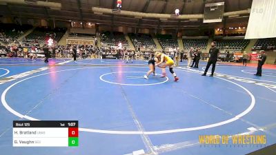 125 lbs 3rd Place - Hayden Bratland, Ubasa Wrestling Academy vs Gage Vaughn, SEO Wrestling Club