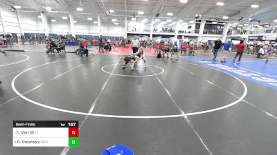 105 lbs Semifinal - Cecilia Verrilli, Team Tugman vs Olivia Polansky, Bridgewater-Raynham