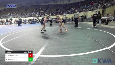 110 lbs Consolation - Drake Rosholt, Tuttle Wrestling vs Taegan Austin, Sperry Wrestling Club