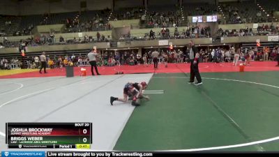 60 lbs Quarterfinal - Briggs Weber, LAW - Lacrosse Area Wrestlers vs Joshua Brockway, Summit Wrestling Academy