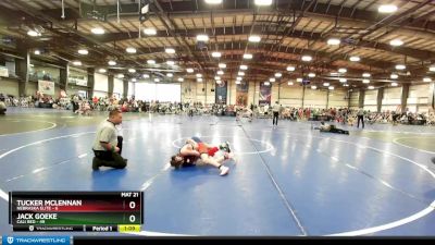 110 lbs Rd# 6- 9:00am Saturday Final Pool - Tucker McLennan, Nebraska Elite vs Jack Goeke, Cali Red