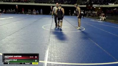 165 lbs Cons. Round 4 - Chance Cole, Millikin vs Anthony Sartori, Eureka