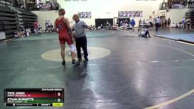 285 lbs Placement - Tate Jones, Hewitt-Trussville vs Ethan Burnette, Shelby County