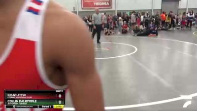 92 lbs Champ. Round 2 - Cruz Little, Legend Wrestling Club vs Collin Dalrymple, Jefferson Forrest