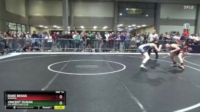 130 lbs Champ. Round 1 - Duke Beggs, Wamego vs Vincent Dugan, STA Wrestling Club