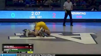 285 lbs Finals (2 Team) - Garrett Henigin, Air Force vs Jacob Seely, Northern Colorado