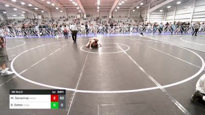 150 lbs Rr Rnd 2 - Marc Saracinaj, Mat Assassins Black vs Bode Gates, Team Bro