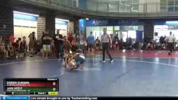 75 lbs Round 9 (10 Team) - Zaiden Eurskin, Alabama Elite Black&nbsp; vs Jaxx Keely, Predator Wrestling