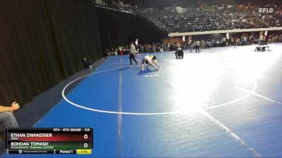 135 lbs Quarterfinal - Ethan Zwanziger, Iowa vs Bohdan Tomash, McDominate Training Center