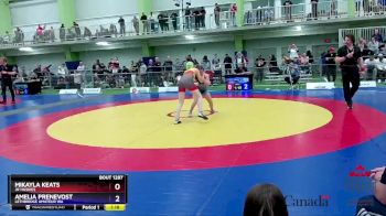 53kg Cons. Round 2 - Mikayla Keats, Jr Huskies vs Amelia Prenevost, Lethbridge Amateur WA