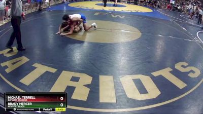 122 lbs Champ. Round 1 - Michael Terrell, Bay Area Dragons vs Brady Mercer, Newport Beach