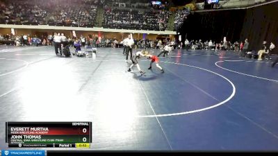 84 lbs Semifinal - John Thomas, Central Iowa Wrestling Club /Team Intensity vs Everett Murtha, Moen Wrestling Academy