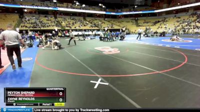 126 Class 4 lbs Quarterfinal - Peyton Shepard, Francis Howell Central vs Zayne Reynolds, Staley