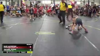70 lbs Round 4 (6 Team) - Alec Alfortish, Untouchables Purple vs Michael Dudak, Stallers Elite