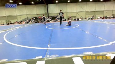 65 lbs Semifinal - Gaberial Coyle, Untouchables 9u Purple vs Adam Henry, Powerhouse Elite 9u