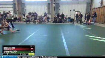 105 lbs Round 2 (6 Team) - Drew Roggie, Diamond Fish vs Colin Walther, PA Alliance White
