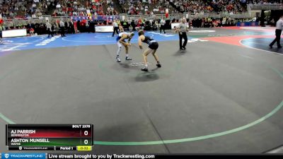 3rd Place Match - Aj Parrish, Bennington vs Ashton Munsell, Wayne