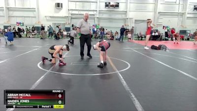 76-80 lbs Round 2 - Abram McCall, Ohio Gold vs Haiden Jones, Armory