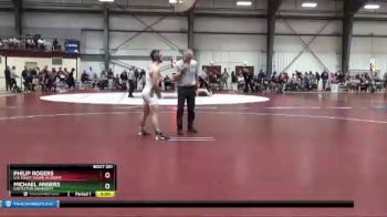 165 lbs Semifinal - Philip Rogers, U.S. Coast Guard Academy vs Michael Angers, Castleton University