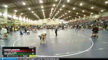 71 lbs Round 2 (4 Team) - Cooper Sandoval, Gold Rush Wrestling vs Willian Alves, Team Montana