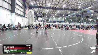 130 lbs Cons. Round 2 - Gideon Kolarcik, Mat Sharks vs Daniel Palke, Cobra