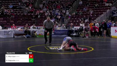 107 lbs Round Of 16 - Dominick Morrison, Hatboro-Horsham vs Nico Kapusta, Hempfield Area