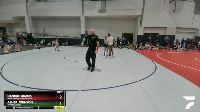 85 lbs Quarterfinal - Dandre Adams, Best Trained Wrestling vs Asher Johnson, 3F Wrestling