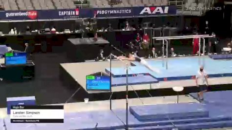 Landon Simpson - High Bar, Centre Elite Gym - 2021 US Championships