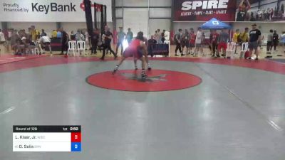 79 kg Round Of 128 - Leonardo Kiser, Jr., Wisconsin vs Dominic Solis, Dmv Rtc