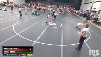 3A 106 lbs Cons. Semi - Steele Kidder, Loris vs Kayden Melendez, Waccamaw