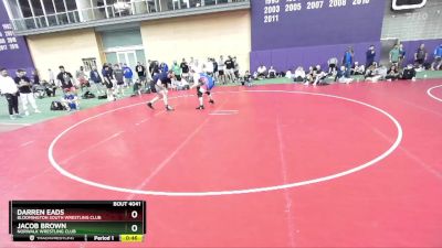 100 lbs Round 3 - Jacob Brown, Norwalk Wrestling Club vs Darren Eads, Bloomington South Wrestling Club