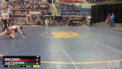 106 lbs Quarterfinals (8 Team) - Talen Tuchscherer, E2-Fargo Davies vs Grady Iverson, W3-Bismarck Century