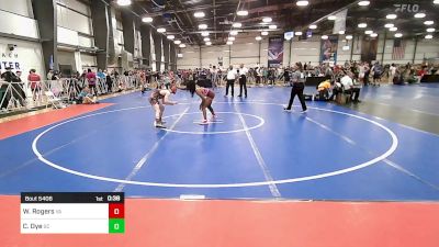 113 lbs Consi Of 8 #1 - Waylon Rogers, VA vs Corey Dye, SC