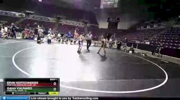 130 lbs Round 1 (10 Team) - Ervin Hoffschneider, Bear Cave Wrestling Club vs Isaiah Vialpando, Pueblo All Stars