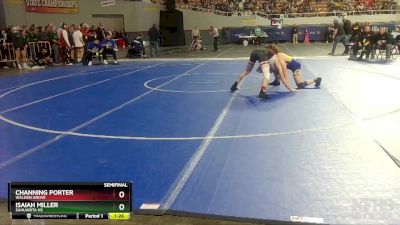 D3-132 lbs Semifinal - Isaiah Miller, Sahuarita Hs vs Channing Porter, Walden Grove