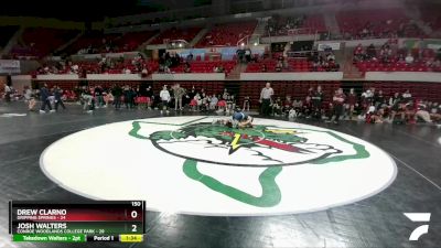 150 lbs Quarters & 1st Wb (16 Team) - Drew Clarno, Dripping Springs vs Josh Walters, Conroe Woodlands College Park