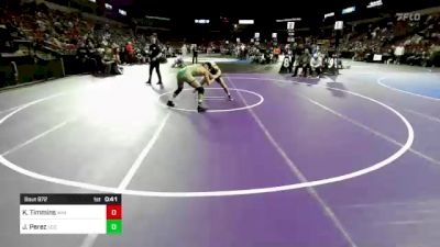 160 lbs Consi Of 8 #1 - Kaeden Timmins, Windsor (NC) vs Joe Perez, La Costa Canyon (SD)