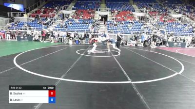 160 lbs Rnd Of 32 - Braeden Scoles, Wisconsin vs Banks Love, Utah