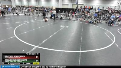 71 lbs 5th Place Match - Grayson Schroeder, MN Elite Wrestling Club vs Connor Woosencraft, Askren Wrestling Academy