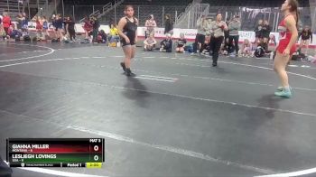 W 164 lbs Round 2 (4 Team) - Giahna Miller, Montana vs Lesliegh Lovings, USA