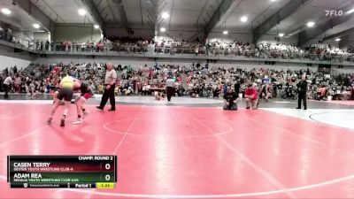 110 lbs Champ. Round 2 - Casen Terry, Dexter Youth Wrestling Club-A vs Adam Rea, Sedalia Youth Wrestling Club-AAA