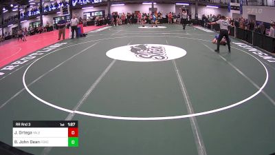 160A lbs Rr Rnd 3 - Joey Ortega, Yale Street/arthur L Johnson vs Brandon John Dean, Force Wrestling