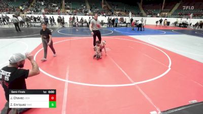 43 lbs Semifinal - Josue Macias, Lockjaw WC vs Annalise Patterson, Duran Elite